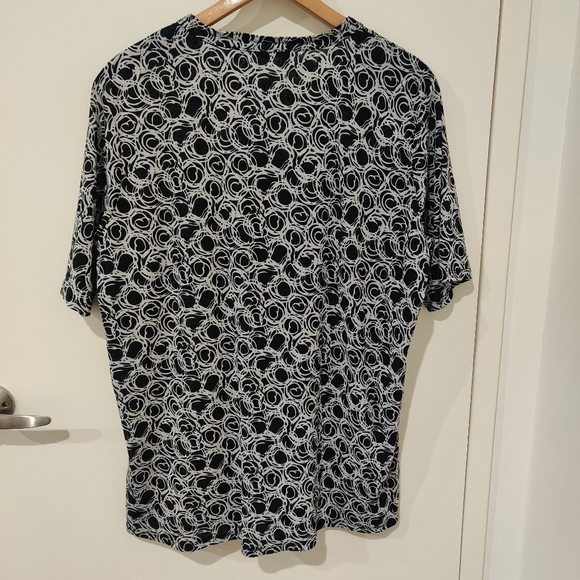 MORE MARCO POLO||VINTAGE Psychedelic mesh/NET TOP SIZE 4 XL - Picture 5 of 8